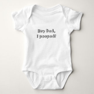 Body Para Bebé Papá Onsie pooped I