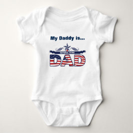 Body Para Bebé Papá, padre, papá llevado natural