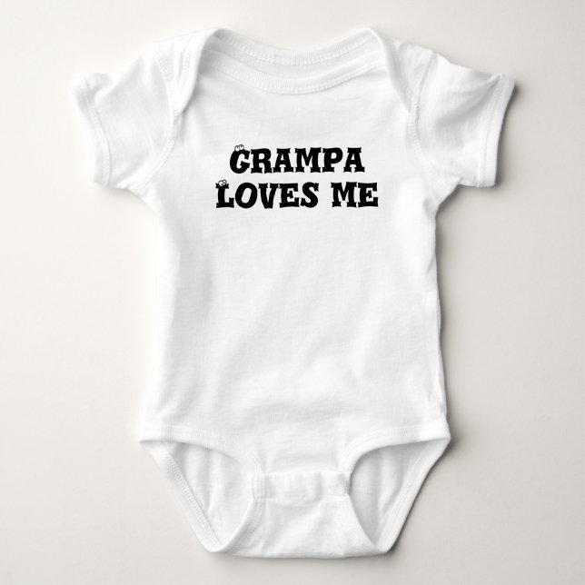 Body Para Bebé Papa simple me ama ropa interior de bebé (Anverso)