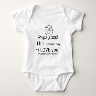 Body Para Bebé ¡Papá te amo!