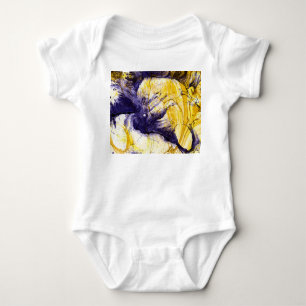 Body Para Bebé Papel Mármol: Arte Acrílico Brillante