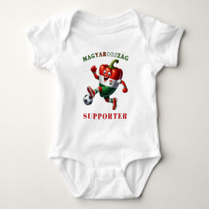 Body Para Bebé Paprika deportiva de equipo húngaro más bonito