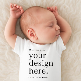 Body Para Bebé Paquete Baby Bodysuit Para Tu Diseño