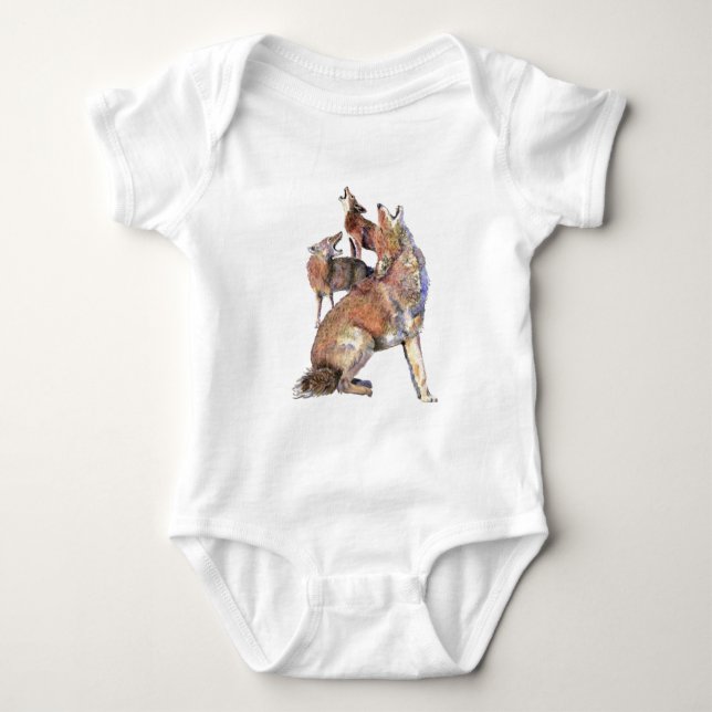 Body Para Bebé Paquete de Coyote para Amortiguadores, Animal, Nat (Anverso)