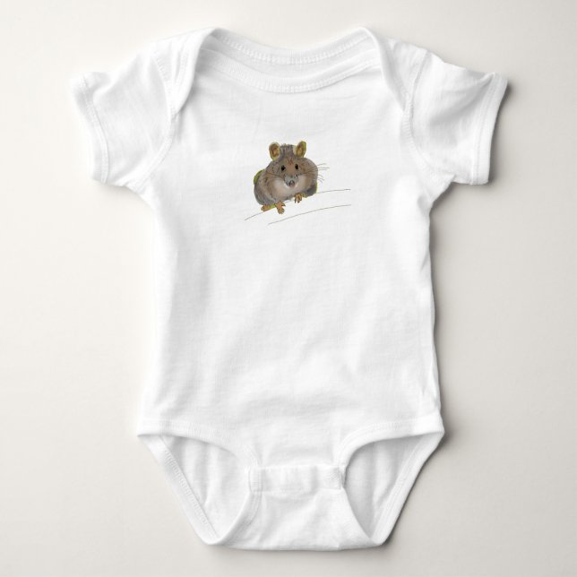 Body Para Bebé Paquetes/Madera (Anverso)