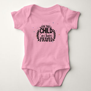 Body Para Bebé Para este niño hemos rezado bodysuit de bebé