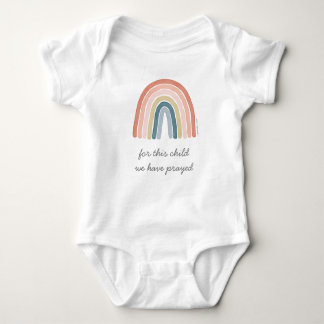Body Para Bebé Para Este Niño Oramos Coral Arcoiris Boho