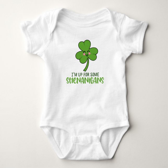 Body Para Bebé Para Shenanigans, el Día de San Patricio (Anverso)