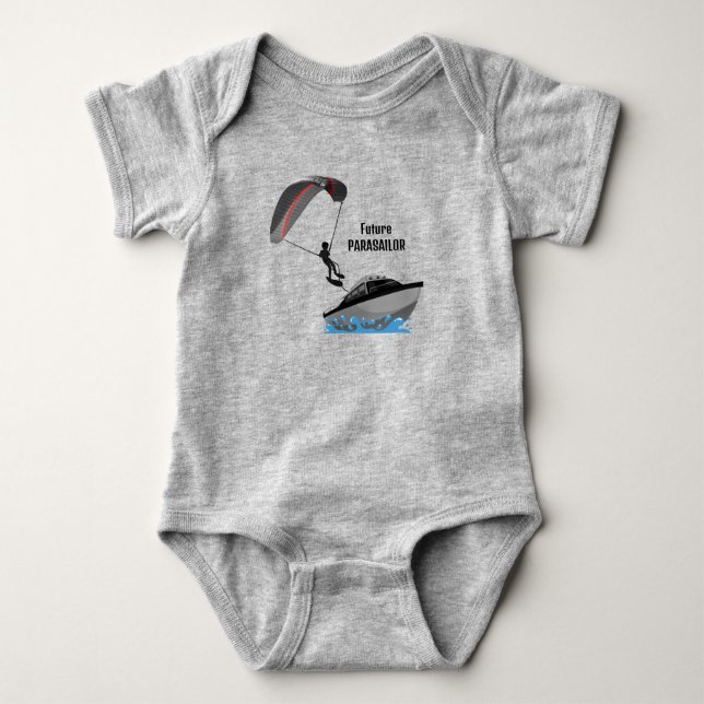 Body Para Bebé Paradisíaco diseño Baby Bodysuit (Anverso)