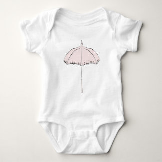 Body Para Bebé Parasol rosa