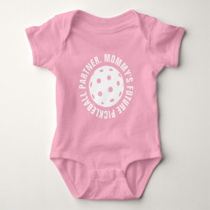 Body Para Bebé Pareja de pickleball de mamá, traje de bebé