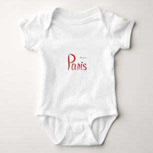 Body Para Bebé PARIS Bonjour (Hola)