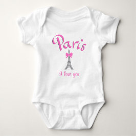 Body Para Bebé París, France Eiffel Tower Cute