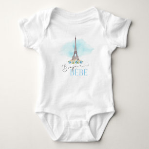 Body Para Bebé Paris Torre Eiffel Bonjour Bébé Bodysuit para bebé