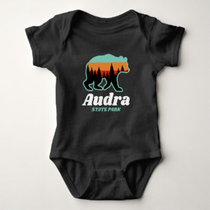 Body Para Bebé Parque Estatal Audra Virginia Bear Retro Vintage