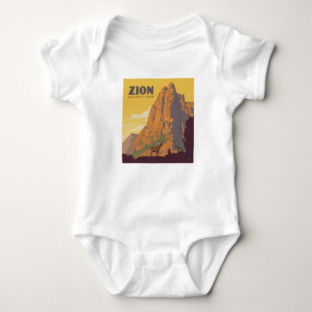 Body Para Bebé Parque nacional de Zion | Ram (Anverso)