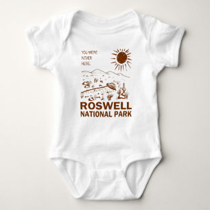 Body Para Bebé Parque Nacional Roswell Ovni Platillo Volador Alie