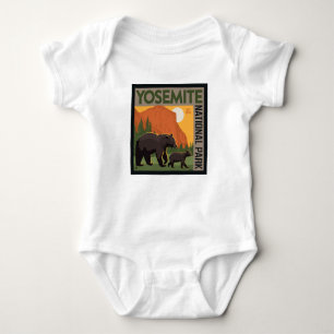 Body Para Bebé Parque nacional Yosemite   Familia Oso