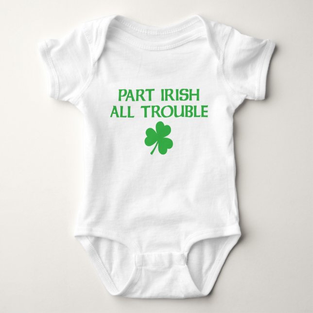 Body Para Bebé parte de irish todos los problemas (Anverso)
