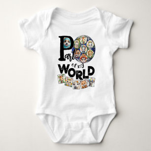 Body Para Bebé Parte de mi planeta mundial planeta Tierra mate an