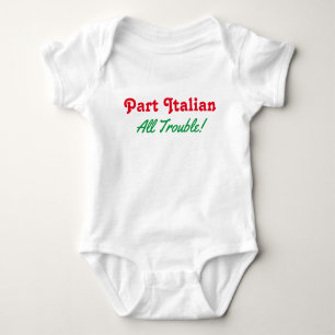Body Para Bebé Parte Italiano Todos los problemas Baby Bodysuit