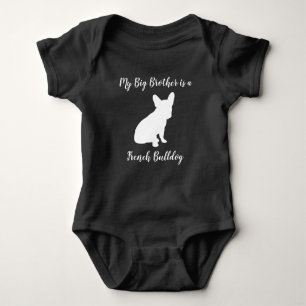 Body Para Bebé Partido temático francés del Bulldog - Baby Shower