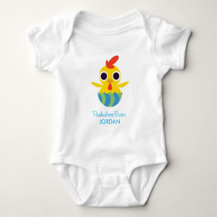 Body Para Bebé Pascua de Peekaboo Barn Bandido de la polluela 2