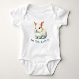 Body Para Bebé Pastel Bunny Face Baby Bodysuit - Mi Primera Pascu