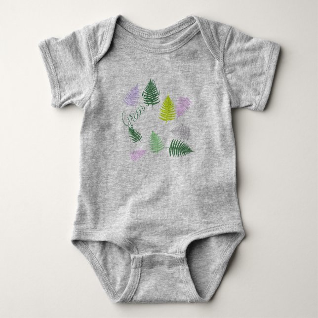 Body Para Bebé Pastel Colours Lucky Fern (Anverso)