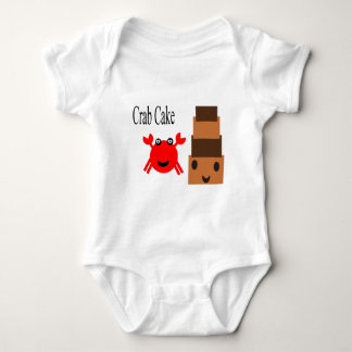 Body Para Bebé Pastel de cangrejo