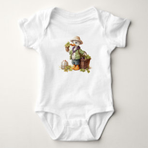 Body Para Bebé Pastel de pato con plantas