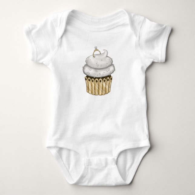 Body Para Bebé Pastel de Sweet Engagement (Anverso)