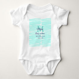 Body Para Bebé Pastel green baby in bloom monogram baby shower te