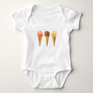 Body Para Bebé Pastel helado sorbet de verano
