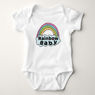 Body Para Bebé Pastel Rainbow Baby Birth Blessing Birth Miracle