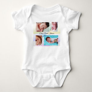 Body Para Bebé Pastel Triangles Baby