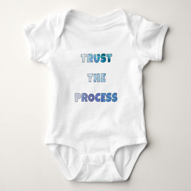 Body Para Bebé Patience & Progress – Trust The Process Design (Anverso)