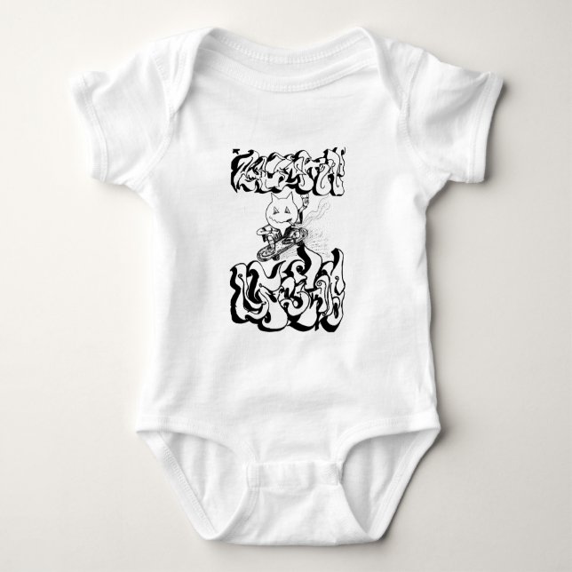 Body Para Bebé Patinador por porcentaje #2 (Anverso)