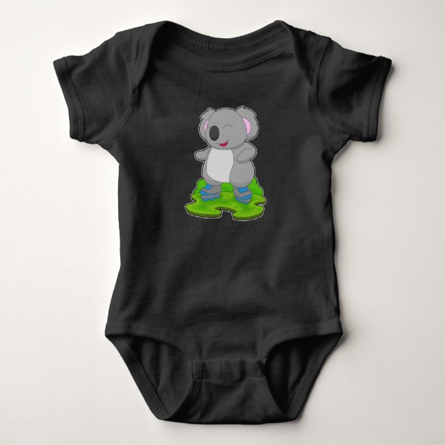Body Para Bebé Patinaje en línea Koala (Anverso)