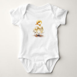 Body Para Bebé Patito con vestido Animalito de granja bebé lindo