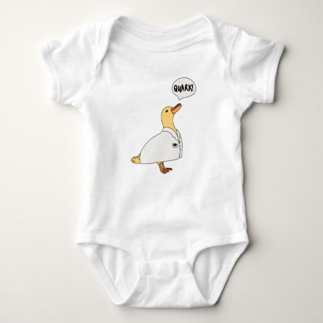 Body Para Bebé Pato de física (Anverso)
