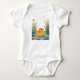 Body Para Bebé Pato de Folk Escandinavo