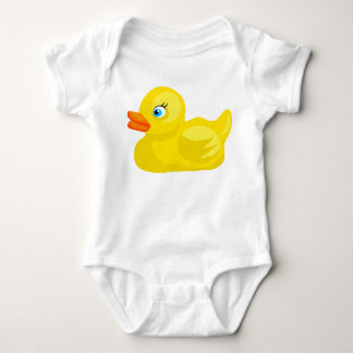 Body Para Bebé Pato de goma amarillo
