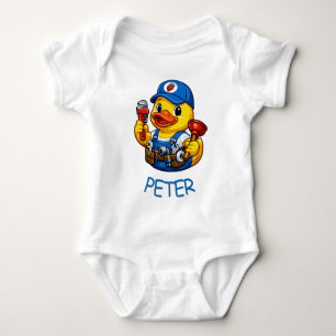 Body Para Bebé Pato de Goma Fontanero