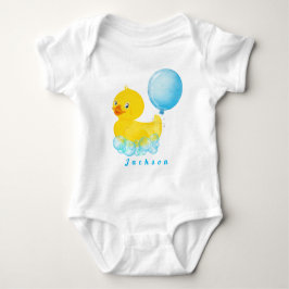 Body Para Bebé Pato de goma Niño Cumpleaños Primero Camiseta Bebé