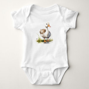 Body Para Bebé Pato dulce, animal de granja, Baby Shower