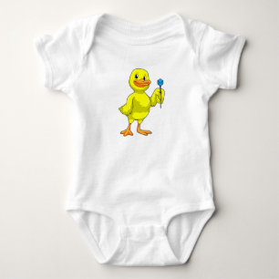 Body Para Bebé Pato en Darts con Dart