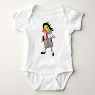 Body Para Bebé Pato Marinero Niño Vintage