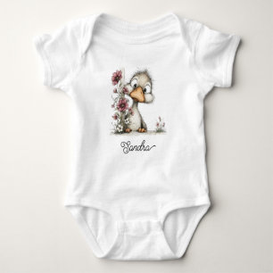 Body Para Bebé Pato Pequeño Lindo