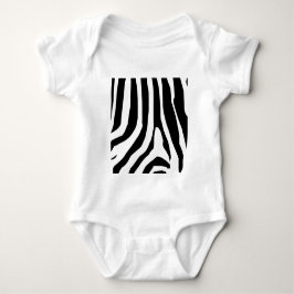 Body Para Bebé Patrón de bandas de impresión de cebra